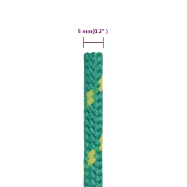 Roheline polüpropüleenist paadiköis, 5 mm, 250 m – 6
