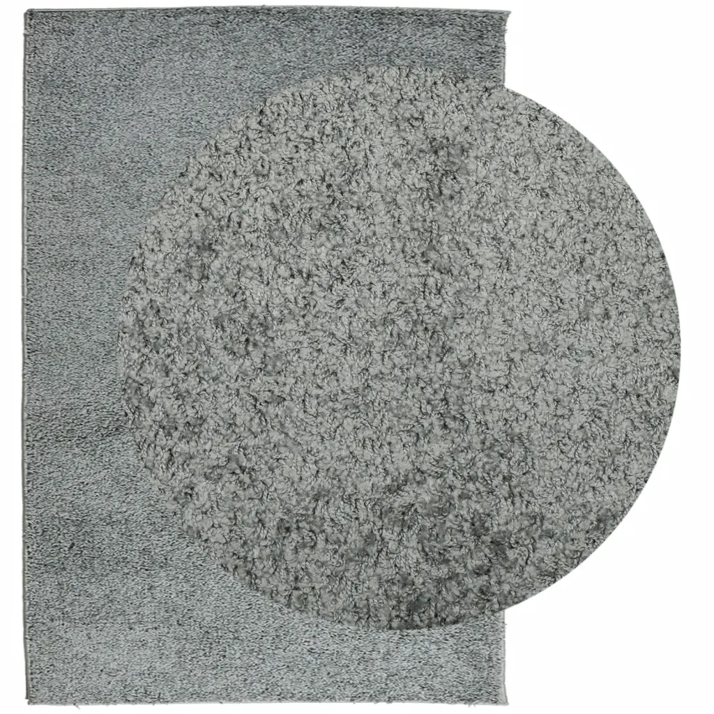 Pehme Shaggy vaip kõrge narmaga, roheline, 120 x 170 cm