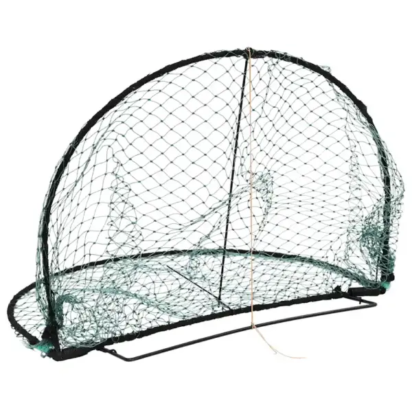 Roheline linnulõks külmtõmmatud terasest ja polüetüleenvõrguga, 50 x 43 x 3 cm – 6