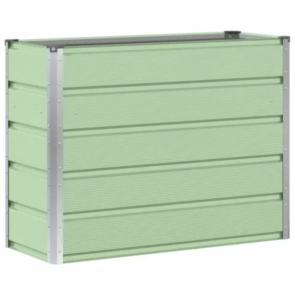 Terasest taimekast aeda ja terrassile, roheline, 100 x 40 x 75 cm – 2