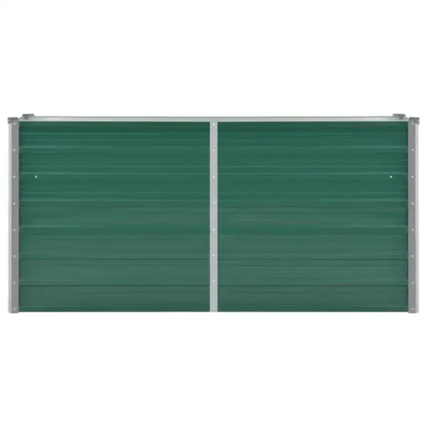 Metallist taimelava tsingitud terasest, roheline, 160 x 40 x 77 cm – 4