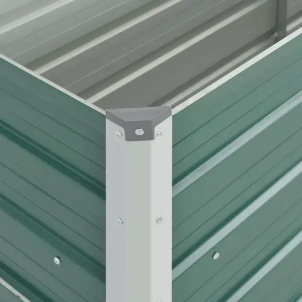 Metallist taimelava tsingitud terasest, roheline, 160 x 40 x 77 cm – 7