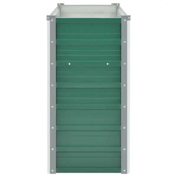 Roheline tsingitud terasest taimelava avatud põhjaga, 100 x 40 x 77 cm – 5