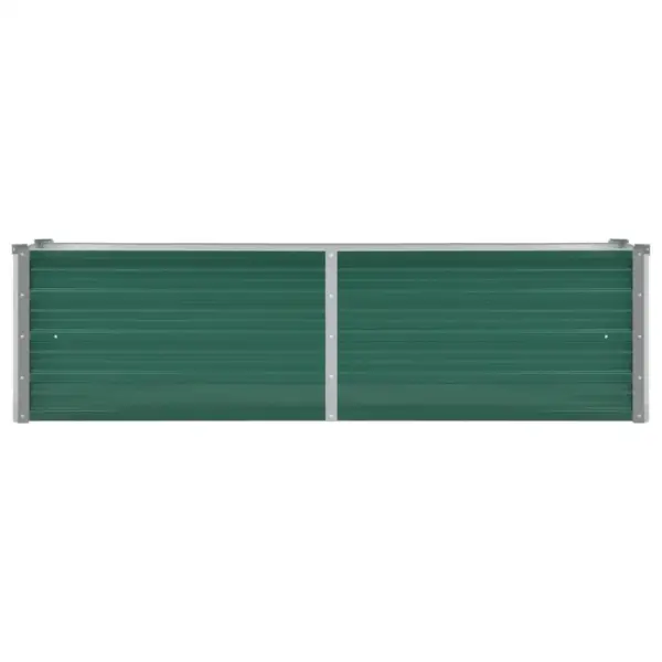 Roheline tsingitud terasest taimelava avatud põhjaga, 160 x 40 x 45 cm – 4