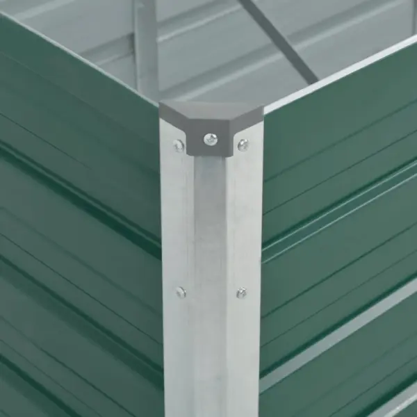 Metallist taimelava, roheline tsingitud teras, 320 x 80 x 45 cm – 6