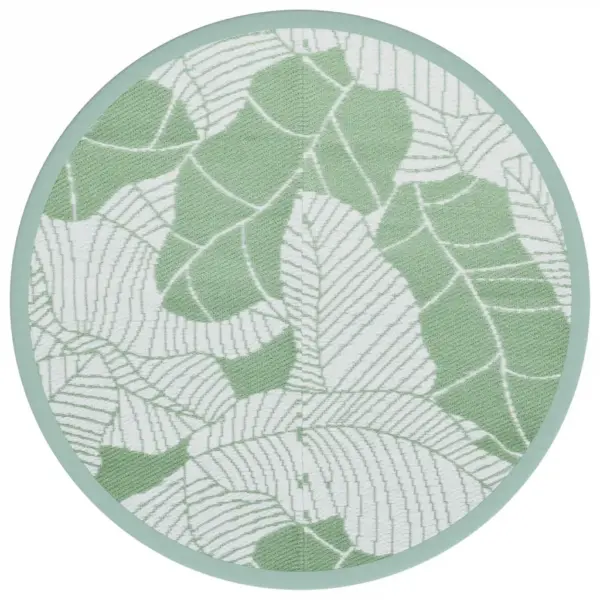 Ümmargune välisvaip ARAKIL, roheline, Ø 160 cm, polüpropüleen – 2