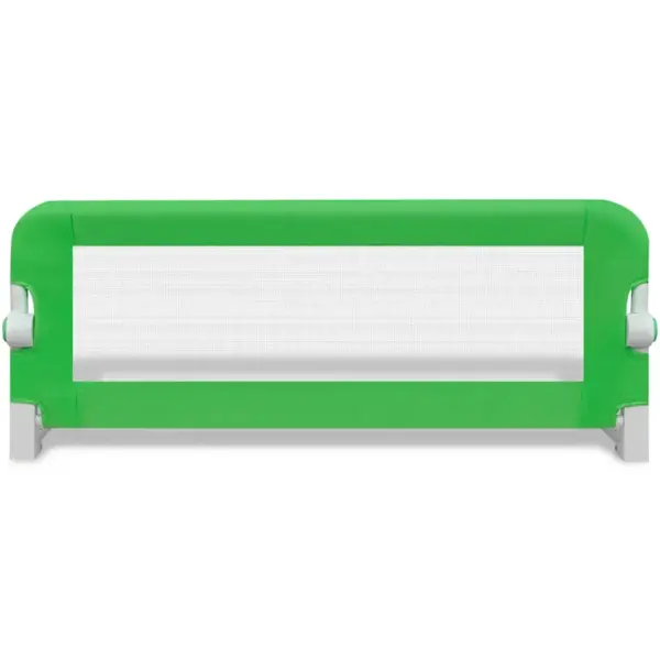 Väikelapse voodipiire läbipaistva võrguga, roheline, 102 x 42 cm – 3