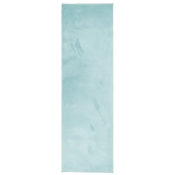 Roheline madalakarvaline vaip OVIEDO, 80 x 250 cm, 100% polüester – 2