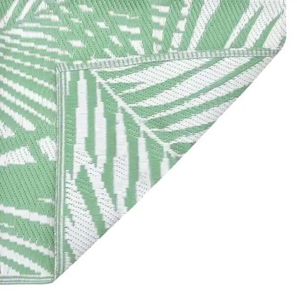 Roheline-valge õuevaip Arakil, 400 x 300 cm, tekstuurse pinnaga – 5
