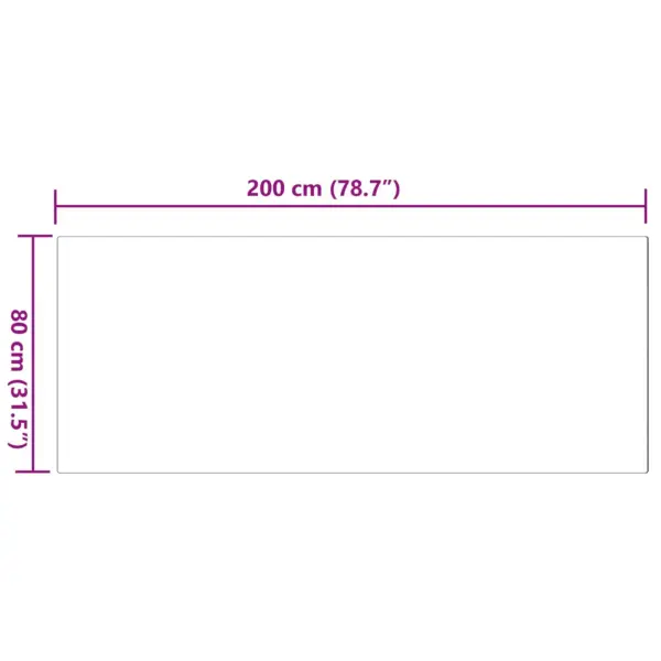 Libisemiskindel faux küülikukarva vaip Olite, roosa, 80 x 200 cm – 10