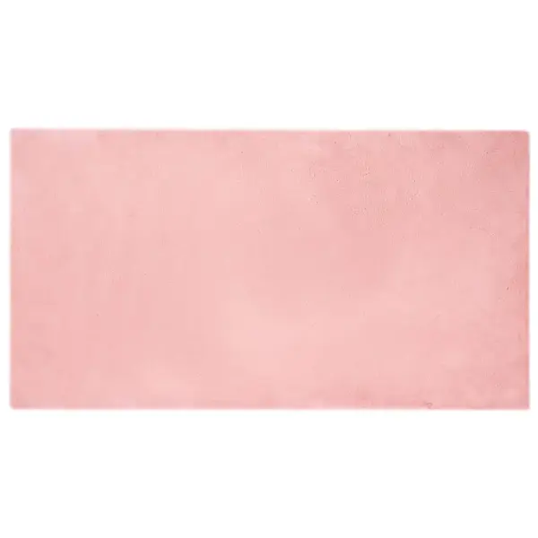 Libisemiskindel kunstküülikukarva vaip Olite, roosa, 80 x 150 cm – 2