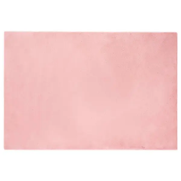 Libisemiskindel kunstküülikukarva vaip Olite, roosa, polüester, 120 x 170 cm – 2