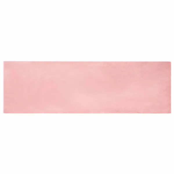 Libisemiskindel kunstküülikukarva vaip Olite, roosa, 80 x 250 cm – 2