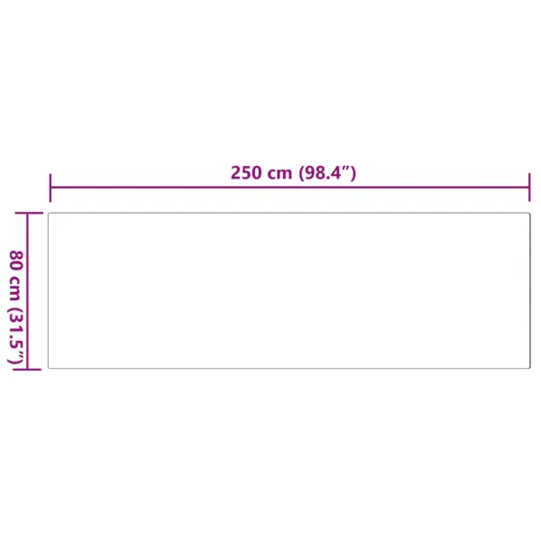 Libisemiskindel kunstküülikukarva vaip Olite, roosa, 80 x 250 cm – 10