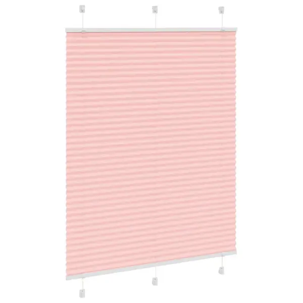 Roosa plisseeritud ruloo privaatsuseks, 105 x 150 cm, 100% polüester - 3