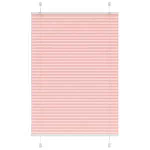 Plisseeritud ruloo privaatsuseks ja päikesekaitseks, roosa, 90 x 150 cm, kanga laius 89,4 cm