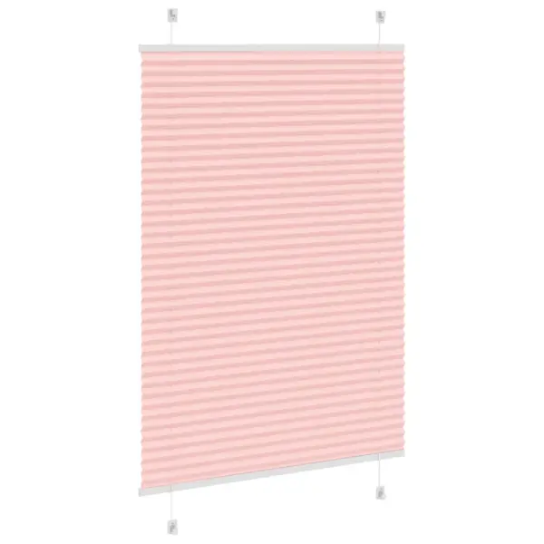 Roosa plisseeritud ruloo privaatsuseks, 95 x 150 cm, 100% polüester - 4