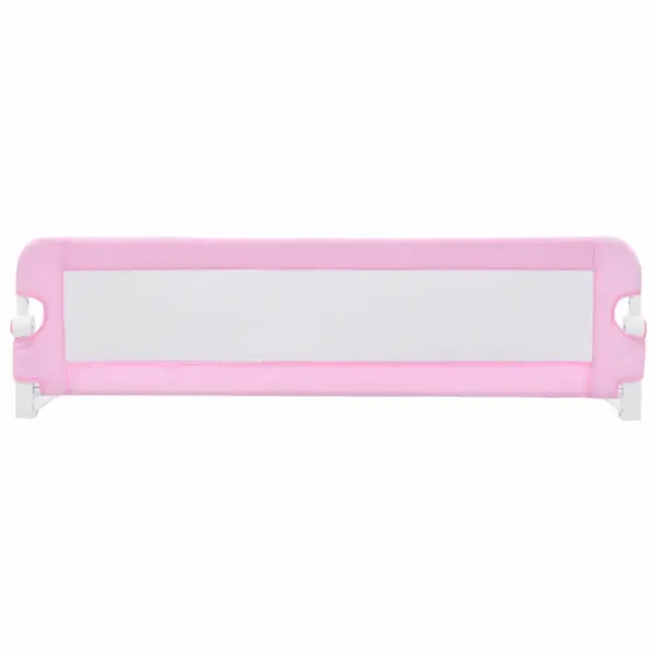 Roosa voodipiire väikelapse voodile, polüester, 120 x 42 cm – 3