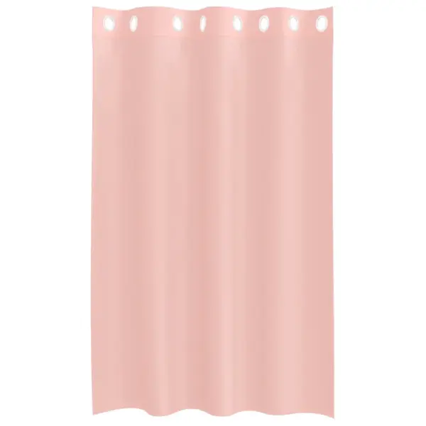 Poolläbipaistvad rõngastihendiga kardinad, roosa, 140 x 175 cm, 2 tk – 4