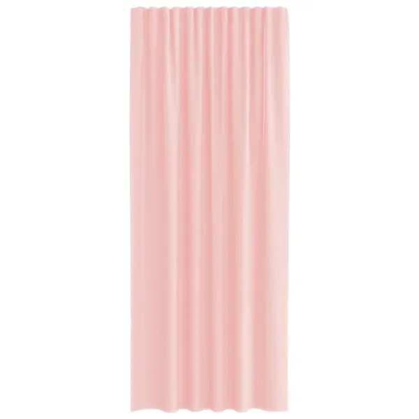 Poolläbipaistvad voile-kardinad vardataskuga, 2 tk, roosa, 140 x 245 cm – 4