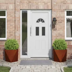 Roostetooni terasest taimekastid aeda ja terrassile, 2 tk, 50 x 50 x 50 cm