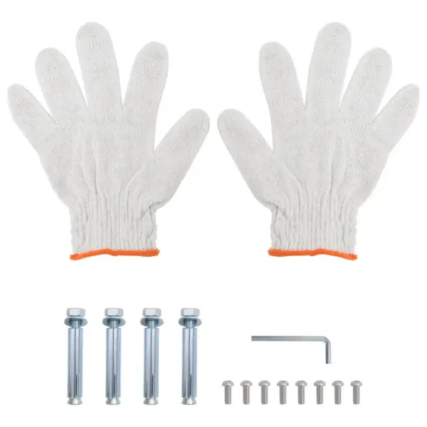 2-korruseline roostevabast terasest seinariiul tõstetud servadega, hõbedane, 50 x 40 x 48 cm – 10