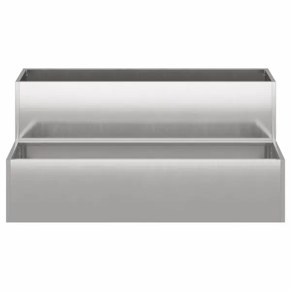 Roostevabast terasest aia istutuskast, hõbedane, 100 x 60 x 45 cm – 5