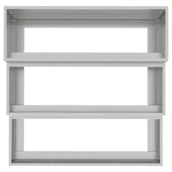 Roostevabast terasest aia istutuskast, hõbedane, 90 x 90 x 35 cm – 8