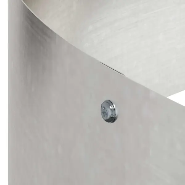 Hõbedane aia istutuspeenar roostevabast terasest, 120 x 120 x 20 cm – 9