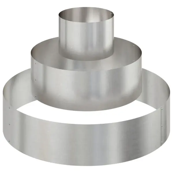 Roostevabast terasest aia istutuspeenar, hõbedane, 90 x 90 x 20 cm – 2