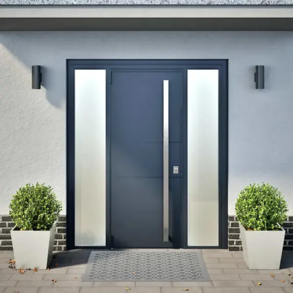 Aia taimekastid põhjadega, 2 tk, roostevaba teras, 40 x 40 x 40 cm, hõbedane – 3