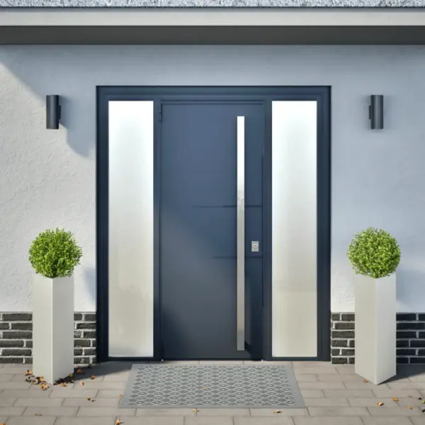 Aia taimekastid kolmnurksed roostevabast terasest, 2 tk, hõbedased, 30 x 26 x 75 cm – 3