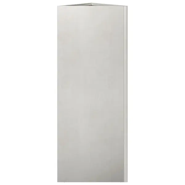 Aia taimekastid kolmnurksed roostevabast terasest, 2 tk, hõbedased, 30 x 26 x 75 cm – 7