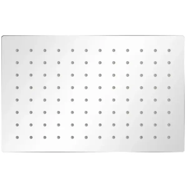 Ristkülikukujuline roostevabast terasest dušiotsik, 30 x 20 cm, hõbedane – 2