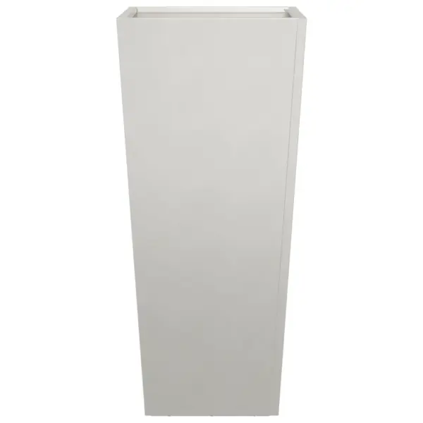 Kõrge roostevabast terasest taimekast põhjaga, hõbedane, 35 x 35 x 75 cm – 4