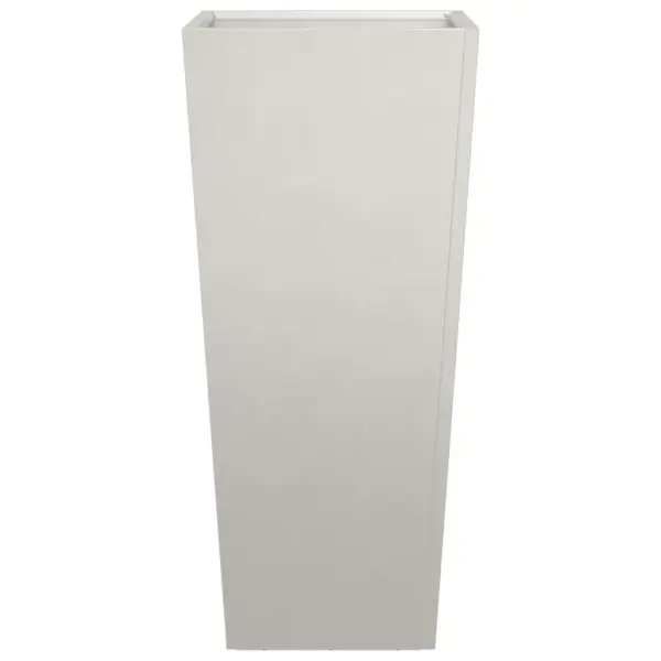 Kõrge roostevabast terasest taimekast põhjaga, hõbedane, 35 x 35 x 75 cm – 5