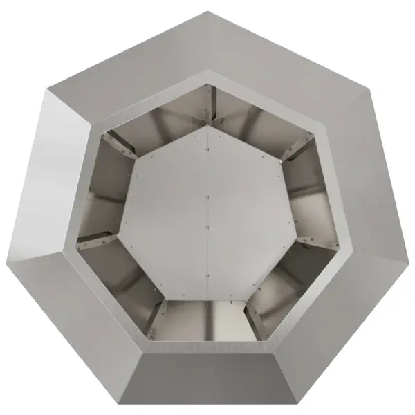 Roostevabast terasest taimekast, hõbedane, 75 x 75 x 60 cm – 6