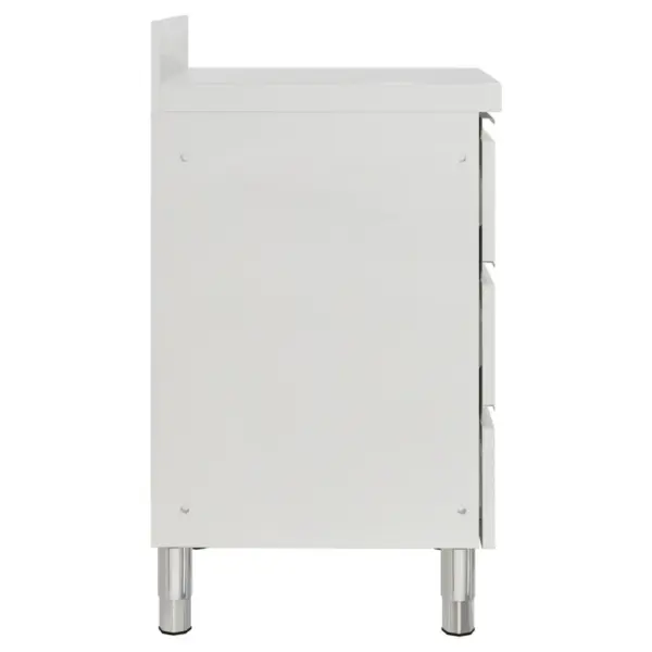 Roostevabast terasest kommertsköögikapp 3 sahtliga, 50 x 60 x 95–96 cm – 4