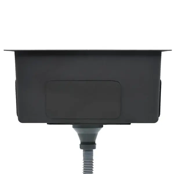 Käsitsi valmistatud köögivalamu harjatud roostevabast terasest, hõbedane, 44 x 29 x 20 cm – 5