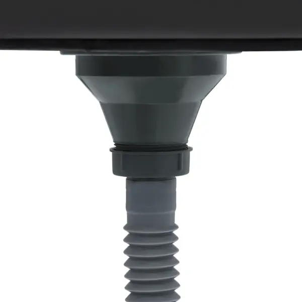 Hõbedane roostevabast terasest köögivalamu äravoolukomplektiga, 600 x 500 mm – 6