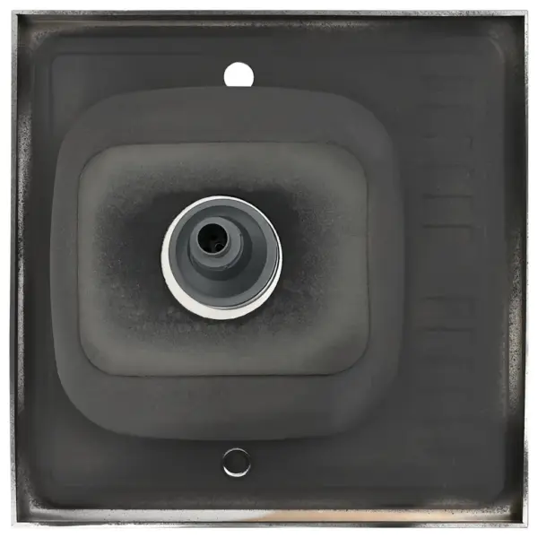 Roostevabast terasest köögivalamu äravoolukomplektiga, hõbedane, pööratav, 600 x 600 mm – 8