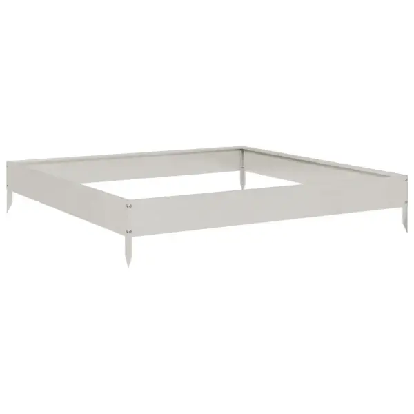 Kõrgendatud aia taimelava roostevabast terasest, 100 x 100 x 18,5 cm – 6