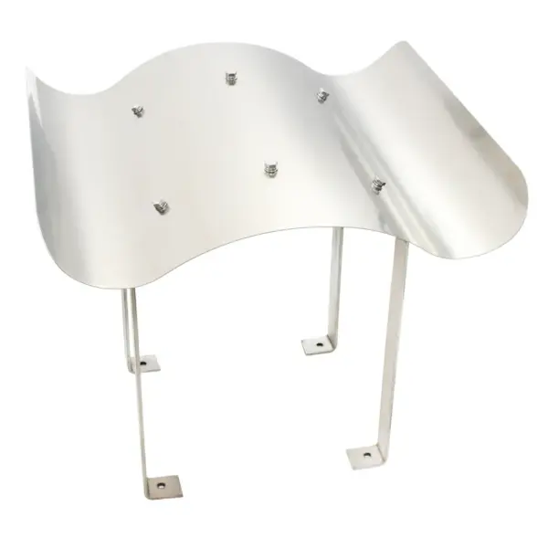 Roostevabast terasest korstnakate, hõbedane, 40 x 40 x 36 cm – 2