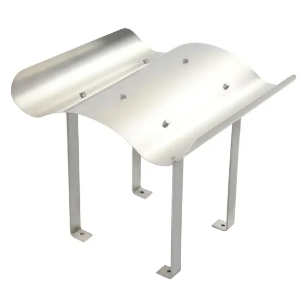 Roostevabast terasest korstnakate, hõbedane, 40 x 40 x 36 cm – 3