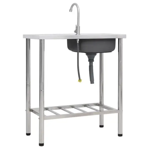 Matkavalamu kraaniga, ühe kausiga, roostevaba teras, 75 x 40 cm – 4