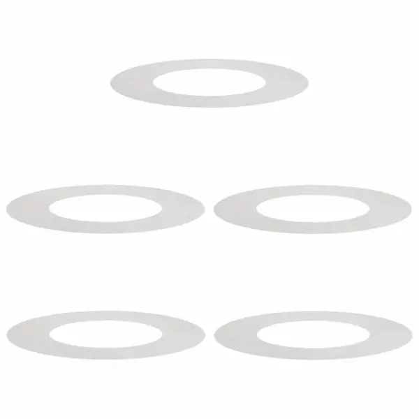 Lame roostevabast terasest dekoratiivne puurõngas, 5 tk, hõbedane, 70 x 70 cm, sobib Ø40 cm tüvele – 2