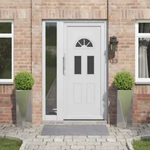 Kõrge roostevabast terasest taimekast, 2 tk, hõbedane, 30 x 30 x 75 cm