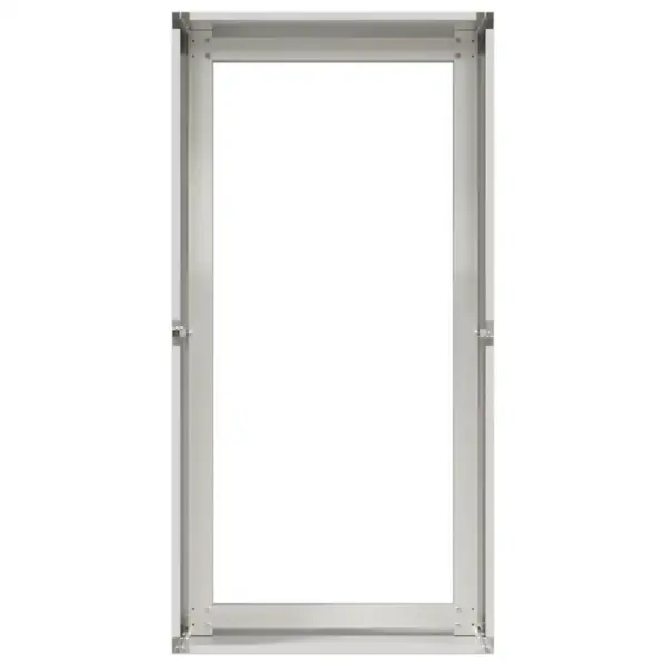 Roostevabast terasest taimekast, hõbedane, 40 x 80 x 40 cm, avatud põhjaga – 5