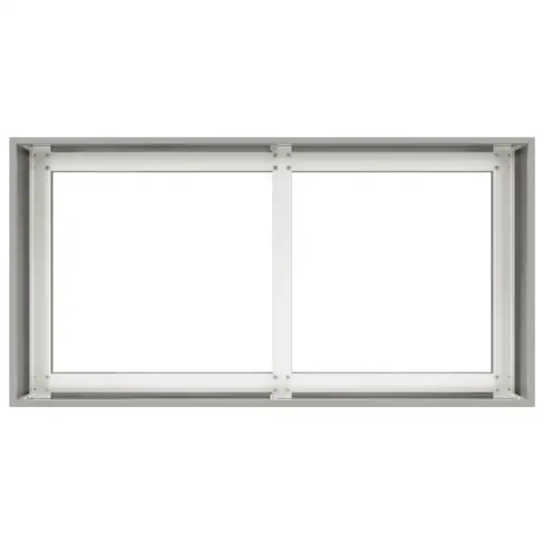 Roostevabast terasest taimekast avatud põhjaga, hõbedane, 80 x 40 x 40 cm – 5