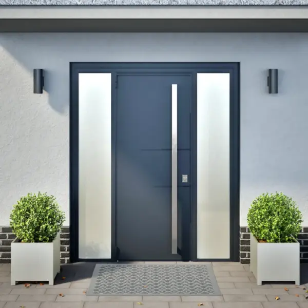 Roostevabast terasest aia taimekastid põhjaga, hõbedane, 2 tk, 40 x 40 x 40 cm, põhja kõrgus 4 cm – 3